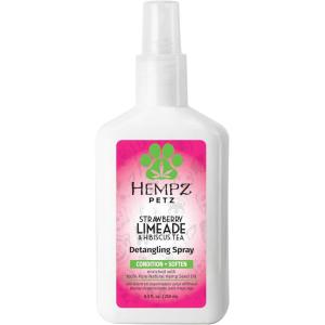 Hempz Dog Detangling Spray, Leave-in Dematting Mist, Refreshing Strawberry & Limeade Scent, Great for Pets, Dogs and Cats, 8.5 OZ