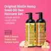 HEMPZ Shampoo & Conditioner Set – Original Floral & Banana Scent for Dry, Damaged, Color Treated Hair – Hydrating, Softening, Moisturizing Vegan Biotin for All Hair Types Duo Set – 33.8 fl oz(Banana)