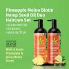 HEMPZ Shampoo & Conditioner Set – Original Floral & Banana Scent for Dry, Damaged, Color Treated Hair – Hydrating, Softening, Moisturizing Vegan Biotin for All Hair Types Duo Set – 33.8 fl oz(Sweet Pineapple & Honey Melon)