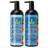 HEMPZ Shampoo & Conditioner Set – Original Floral & Banana Scent for Dry, Damaged, Color Treated Hair – Hydrating, Softening, Moisturizing Vegan Biotin for All Hair Types Duo Set – 33.8 fl oz(Peach Grapfruit)