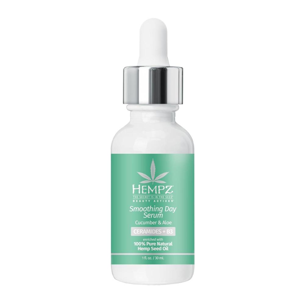 image:imageHempz Cucumber Aloe Facial Serum Beauty Actives with Ceramides for dry to normal skin for men and women 1ozCucumber Aloe