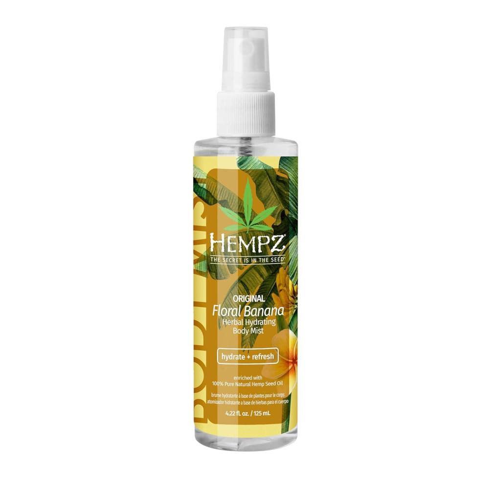 image:imageHempz Body Mist Moisturizing Oil Spray Original Light Floral amp Banana Refreshing Scent Hydrating 100 Hemp Seed Oil Spray for Face amp Body 422 Fluid Ounces
