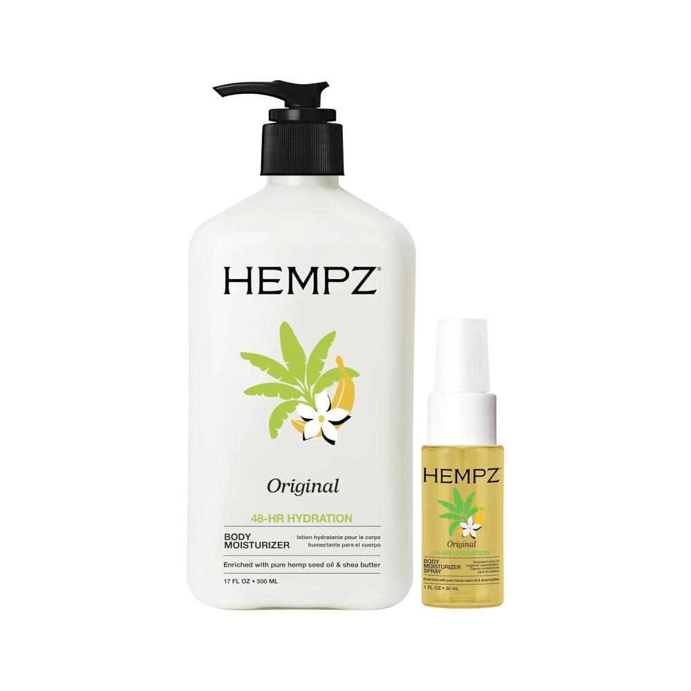 image:imageHempz Original Bundle Body Lotion 17 oz Body Moisturizer Spray Hydrating Mist 1 floz