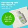 Hempz Body Lotion – Fragrance Free Mini Daily Moisturizing Cream, Shea Butter, Aloe, Body Moisturizer – Skin Care Products, All Natural Hemp Seed Oil – Travel Size 2.25 Fl Oz