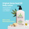 Hempz Body Lotion – Original – Daily Moisturizing Cream – 17oz + 2.25 oz Bundle