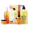 Hempz Sweet Pineapple & Honey Melon Gift Set, Body Care Routine, Body Lotion, Bath Oil, Body Wash & Scrub