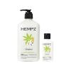 Hempz Body Lotion – Original – Daily Moisturizing Cream – 17oz + 2.25 oz Bundle