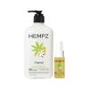 Hempz Original Bundle – Body Lotion, 17 oz. + Body Moisturizer Spray, Hydrating Mist, 1 fl.oz.