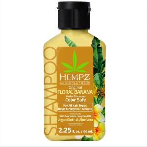 Hempz Biotin Shampoo – Sweet Pineapple & Honey Melon – For Thin/Fine Hair Growth & Strengthening Damaged Hair – Travel Size 2.25 Fl OZ(Banana)