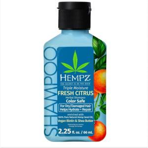 Hempz Biotin Shampoo – Sweet Pineapple & Honey Melon – For Thin/Fine Hair Growth & Strengthening Damaged Hair – Travel Size 2.25 Fl OZ(Peach Grapefruit)