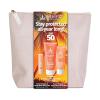 Hempz Daily Essentials Face, Body, & Lip Balm 50 SPF Sunscreen Kit – Sweet Pineapple & Honey Melon Scent, Includes Sunscreen For Face, Body, Lips & A Free On-The-Go Bag
