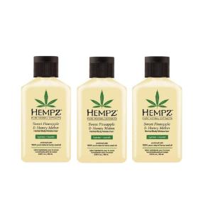 Pack of 3 – HEMPZ Sweet Pineapple & Honey Melon (2.25 oz each) Lotion
