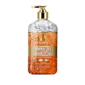 Limited Edition Pumpkin Spice & Vanilla Chai Herbal Moisturizing Body Lotion (17 oz) – Fall Scented for Women or Men with Dry or Sensitive Skin – Hydrating Moisturizer for Daily Radiance(Pumpkin Spice & Vanilla Chai)