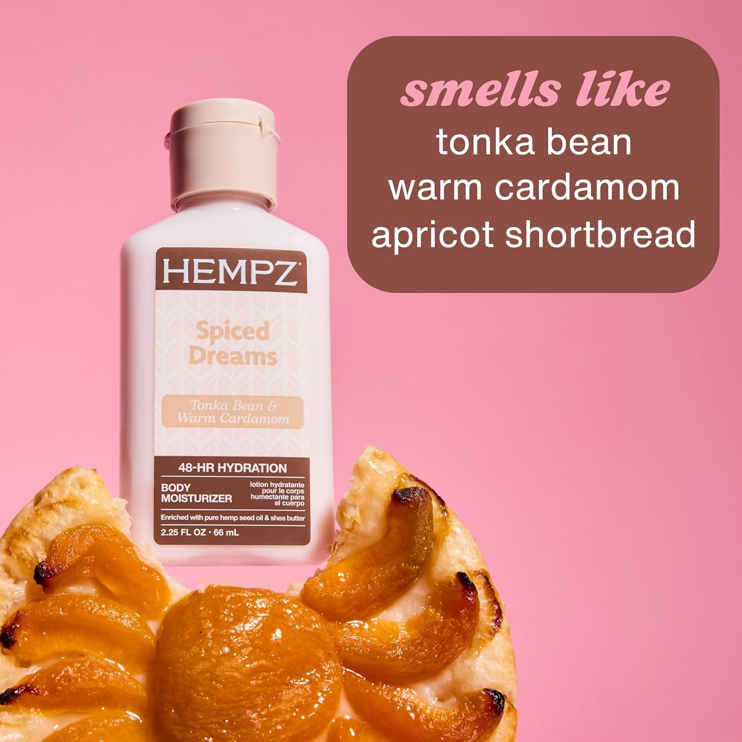 image:imageHempz Spiced Dreams Body Lotion Warm Spiced Vanilla Scented Hydrating Lotion for Dry Skin with Hemp Seed Oil amp Shea Butter Travel Size 225 fl oz225 Fl Oz Pack of 1
