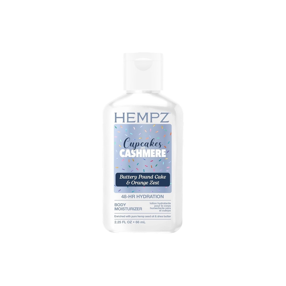 image:imageHempz Cupcakes amp Cashmere Body Lotion Vanilla Cupcake Scented Hydrating Lotion for Dry Skin with Hemp Seed Oil amp Shea Butter Travel Size 225 fl oz