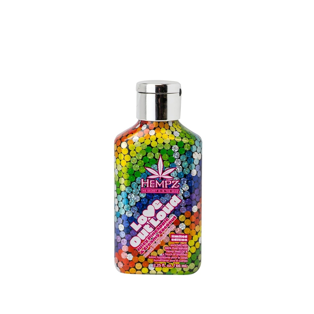 image:imageHempz Limited Edition Pride Mini Love Out Loud Juicy Pineapple amp Creamy Coconut Herbal Body Moisturizer 225 oz Limited Edition Juicy Pineapple amp Creamy Coconut HerbalCoconut Pineapple