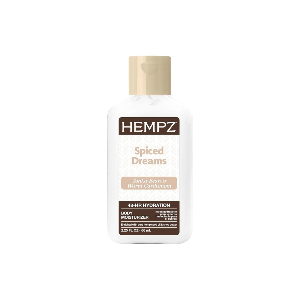 image:imageHempz Spiced Dreams Body Lotion Warm Spiced Vanilla Scented Hydrating Lotion for Dry Skin with Hemp Seed Oil amp Shea Butter Travel Size 225 fl oz225 Fl Oz Pack of 1
