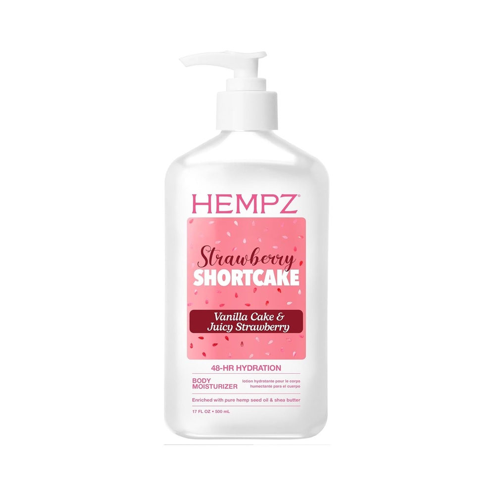 image:imageHempz Strawberry Shortcake Body Lotion Sweet Strawberry Scented Hydrating Lotion for Dry Skin with Hemp Seed Oil amp Shea Butter 17 fl oz17 Fl Oz Pack of 1
