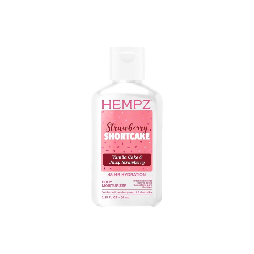 image:imageHempz Strawberry Shortcake Body Lotion Sweet Strawberry Scented Hydrating Lotion for Dry Skin with Hemp Seed Oil amp Shea Butter Travel Size 225 fl oz