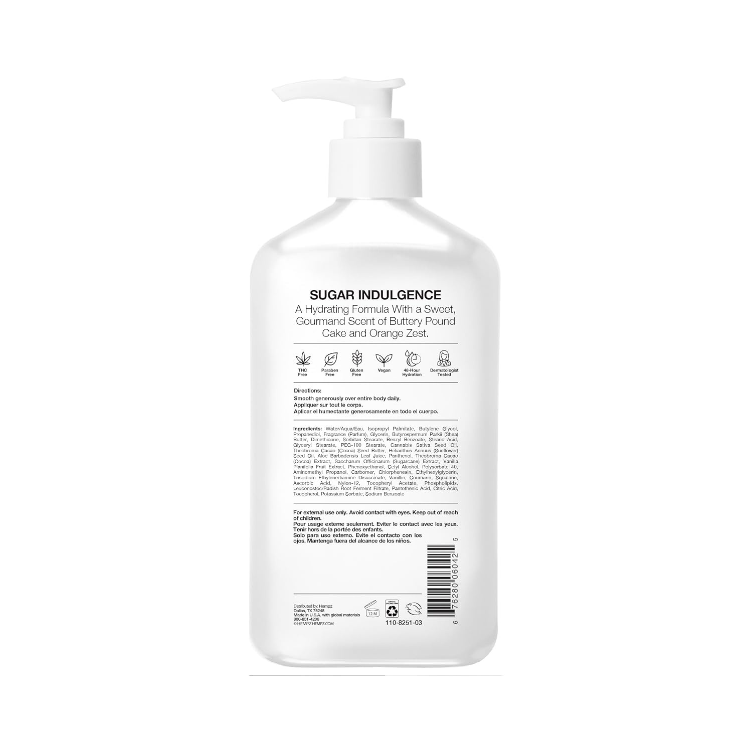 image:imageHempz Cupcakes amp Cashmere Body Lotion Vanilla Cupcake Scented Hydrating Lotion for Dry Skin with Hemp Seed Oil amp Shea Butter 17 fl oz